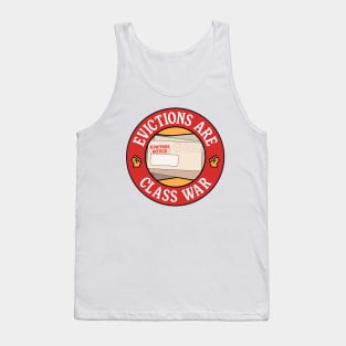 Evictions Are Class War - Anti Landlord Tank Top